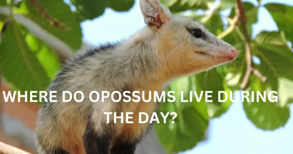 opossums live during the day